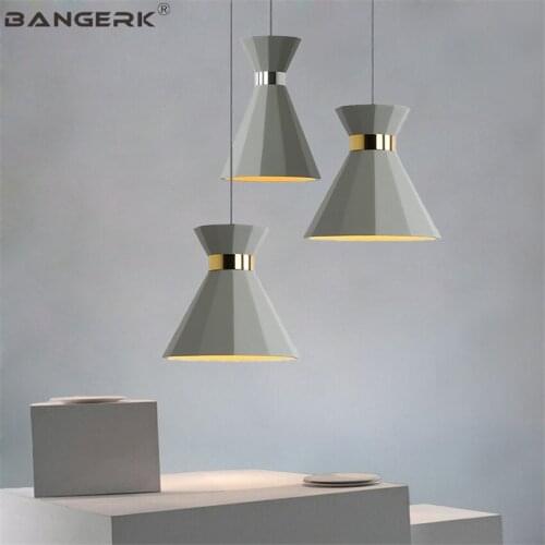 BANGERK Loft Style Vintage Pendant Light LED Industrial Wind Cement Hanging Lamp Home Decor Lighting Indoor Retro Droplight