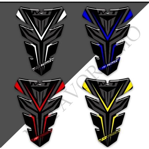 For Yamaha MT-125 MT125 MT - 125 Tank Pad Protector Decal Stickers Emblem Badge Logo Side Fairing Symbol Protection Motorcycle