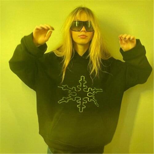 Women coats hoodie Jacket Oversized sweat goth hoodies cyber y2k Rhinestone kawaii grunge Sweatshirt Vintage clothes sweatwear