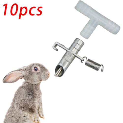 5/10Pcs/15Pcs Rabbit Automatic Nipple Water Feeder for Rodents Waterer Rabbit Nipple Drinking Tools Drinkers for Rabbits
