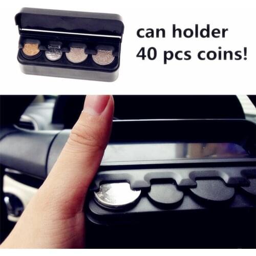 Car Coin Organizer Case Change Storage Container for YAMAHA Renault Trucks Dacia Citroen Kenworth Infiniti Skoda Octavia A7