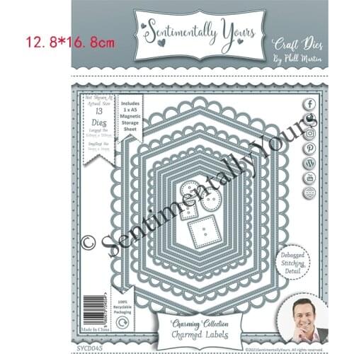 CH 2021 New Arrival Lace Frame Metal Cutting Dies Stencils for DIY Scrapbooking/photo Album stamps Decorative Embossing DIY Pape