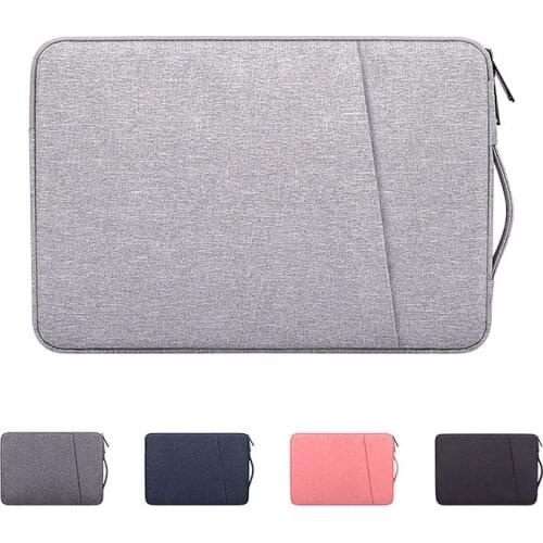 Laptop Sleeve Bag 13.3/14.1/15.6 inch Notebook Handbag For Macbook Air Pro Case Cover Waterproof Side Carry Laptop Line Sleeve