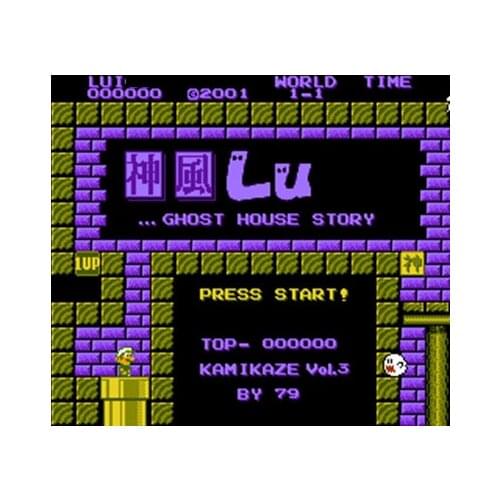 Kamikaze 3 Region Free 60 Pin 8Bit Game Card For Subor Game Players