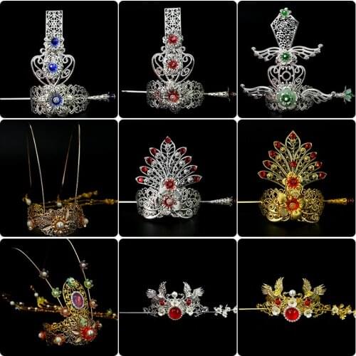 Ancient costume headdress Unisex general middle crown Hanfu mens and womens hair corset cos ancient animation hair crown