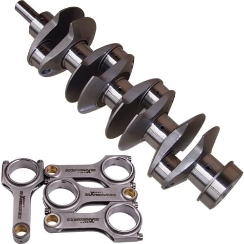 Billet 4340 Crankshaft Crank + Rods for Ford X Flow Lotus Cosworth BD BDA BDG