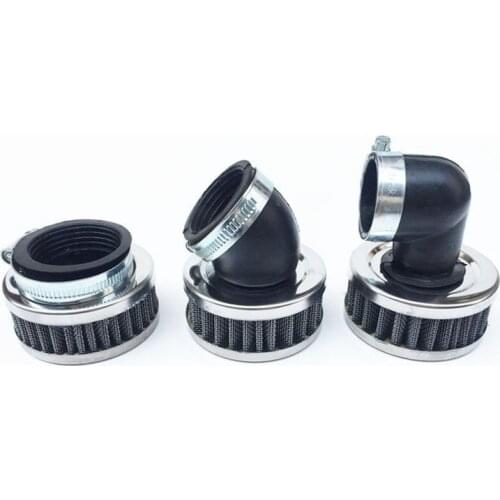 Motorcycle Round Air filter 35mm 38mm 42mm 45mm 48mm 50mm Straight Bevel Right Angle for 110cc 125cc 150cc 200cc 250cc