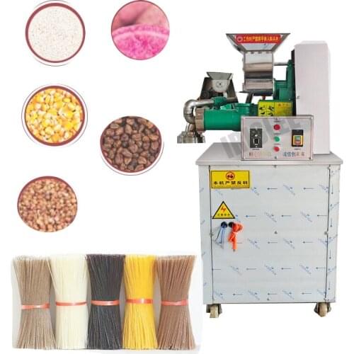 Rice noodle maker vermicelli noodle machine corn pasta extruder machine