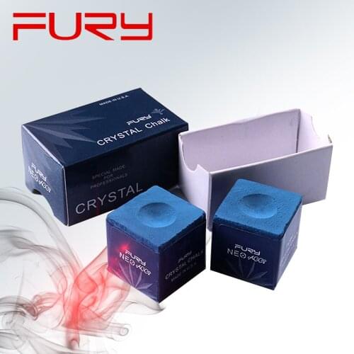 FURY Billiard Chalk Match Pool carom Snooker Chalk Professional Player fury Cue Chalks Billiard Accessories