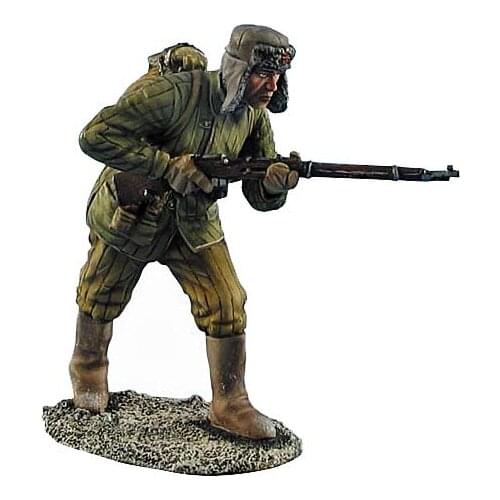 Crazy King1/35 resin soldier model Russian infantry World War II military theme gk hand to do white model 240