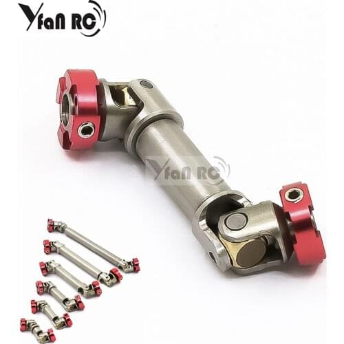 RC Model Metal Flange Head Transmission Shaft CVD For 1/14 Tamiya RC Truck ACTROS MAN Hino Scania 1/10 TRX4 D90 SCX10