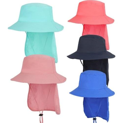 New Summer Outdoor Beach Sport Hat Baby Sun Hat Baby Adjustable Cap Children Anti UV Protection Travel Beach Caps Outdoor Hat