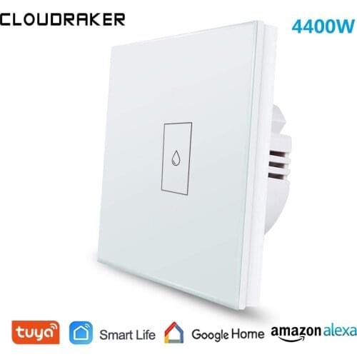 Wifi Smart Boiler Switch Water Heater Switches EU US Standard Voice Remote Control Touch Panel Timer Work with Alexa Google Home