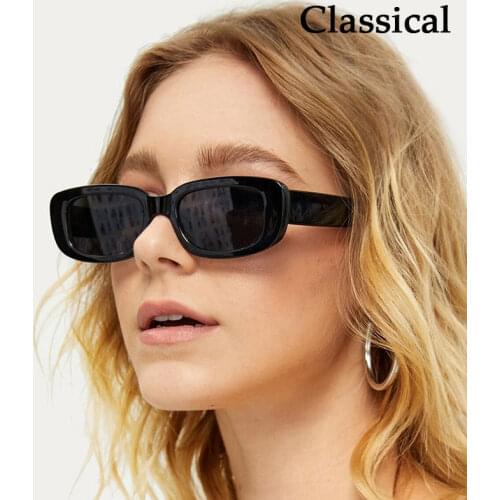 2021 Square Sun Glasses Luxury Brand Travel Small Rectangle Sunglasses Men Women Stylish Oculos Lunette De Soleil Femme