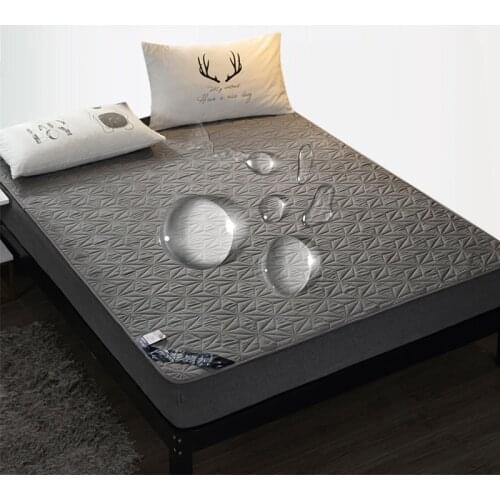 Waterproof Mattress Sheet Quilted Mattress Protector Baby and Elderly Diaper Bed Sheets Queen Bedding Without Pillowcase