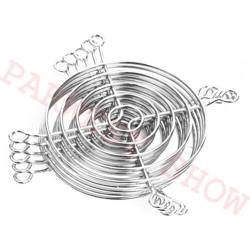 10pcs/lot PC 12*12Cm Arcade Game machine Fan Grill Protector Metal Finger Guard 120mm 12cm Silver Tone-Game machine parts