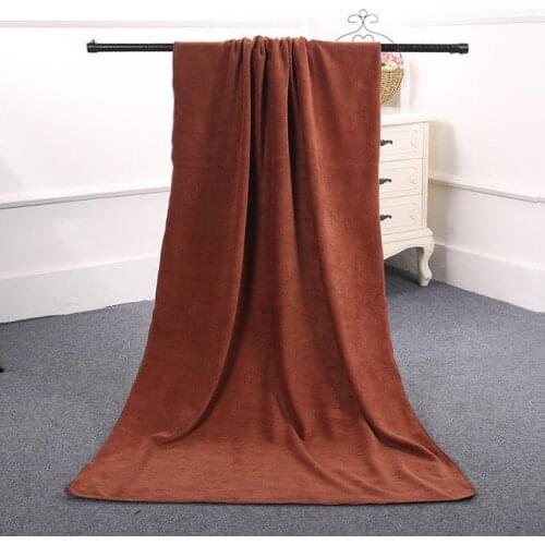 180x80cm Sechage Rapide Douche Microfiber Beach Towel Supersoft Bath Towel Sport Towel Gym Fast Drying Cloth Beauty Salon Bed