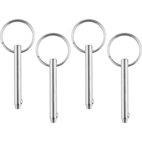 4 Pieces Marine Stainless Steel Quick Release Pin Fit For Boat Top Deck Hinge - Boats Hinge Pin Boat Accessories, 5x51mm