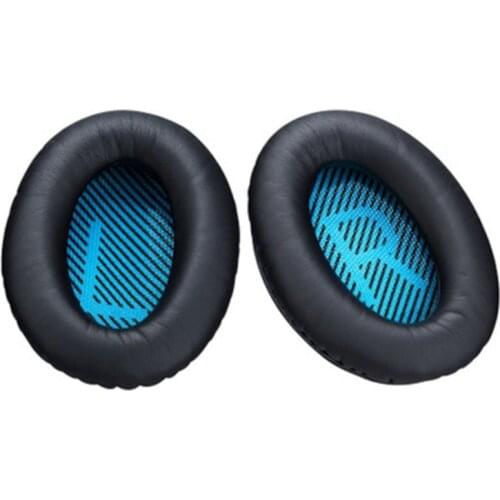 Ear Pads for Bose qc15 Replacement Protein Leather Foam Cushions for Quietcomfort 2 QC25 AE2 QC2 QC15 AE2I Headphones 8.8