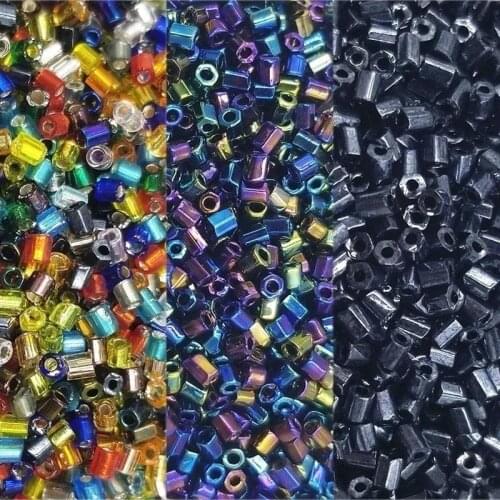 1000 Pcs 2mm Cylindrical Glass Bead DIY Beads For Jewely Making Necklace Bracelet Sewing Tube Wholesale Accessories