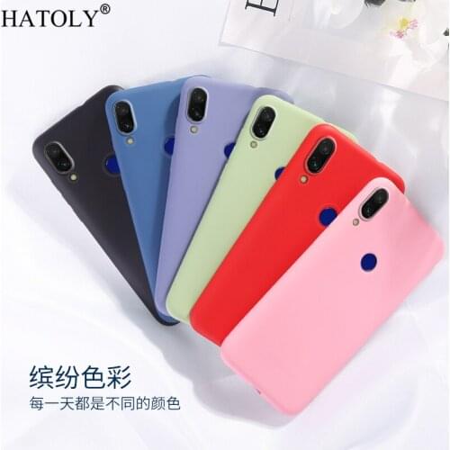 For Xiaomi Redmi Note 7 Case Cover for Xiaomi Redmi Note 7 Phone Case Soft Shell Liquid Silicone Case For Xiaomi Redmi Note 7