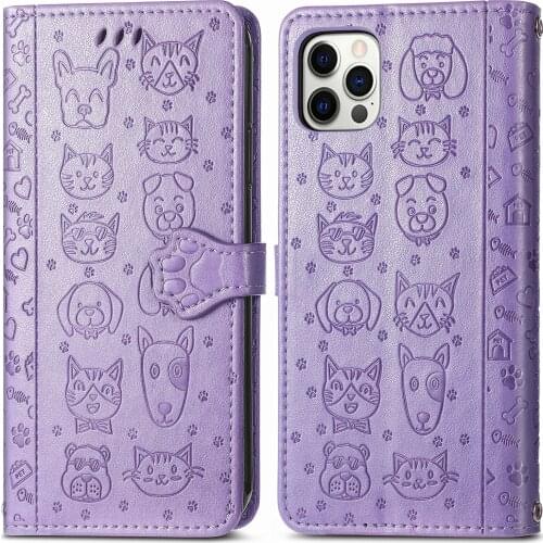 Pu Leather Flip Phone Case For iPhone 11 12 Pro Max 12 Mini XS Max XR X 8 7 6s 6 Plus SE 2020 Wallet Card Slots Stand Cover Case