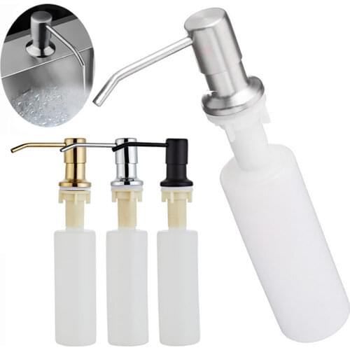 Soap Dispenser Pump With Sponge Manual Press Soap Organizer Manual Cleaning Liquid Dispenser Container Kitchen Tool Cocina