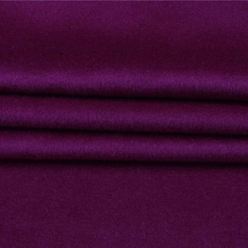 Purple wool fabric for coat 650g/meter soft and warm 92% wool 8% viscose,WF228