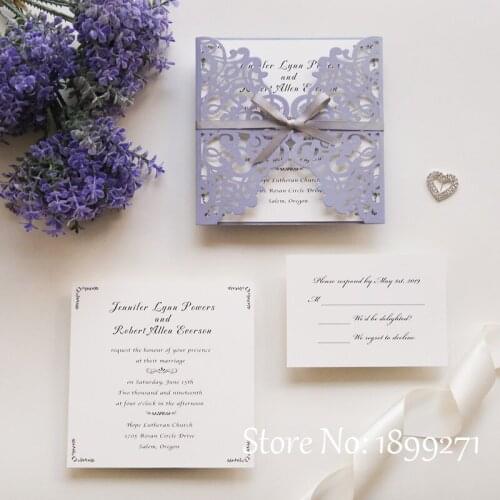 Colorful Heart lace birthday party invitation cards sample birthday invitation card