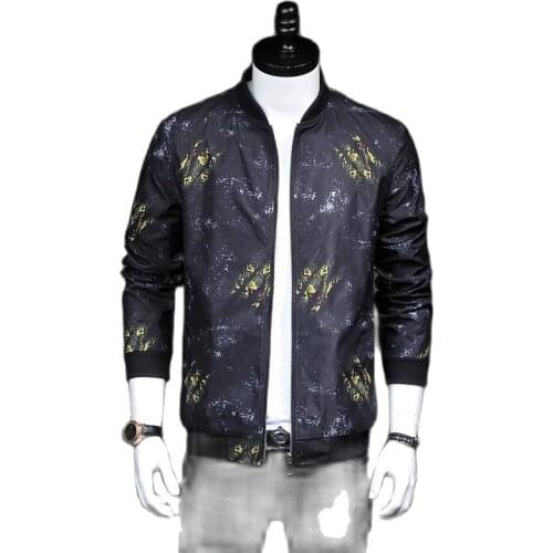 Mens Baseball Coat Fall 2021 Fashion Short Jacket Casual Sportswear Coat