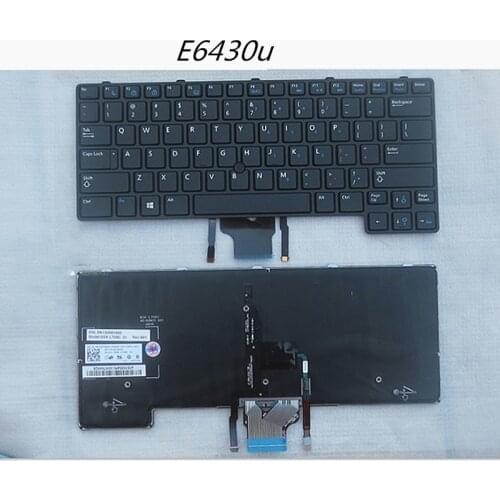 95% New Laptop English Layout keyboard For Dell Latitude E6430u