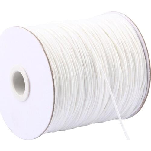 Wholesale 2mm Waxed Beading Thread 80 Meters/Roll Waxed Rope for DIY Fashion Jewelry Findings Necklace Rope Bead Fit Bracelet
