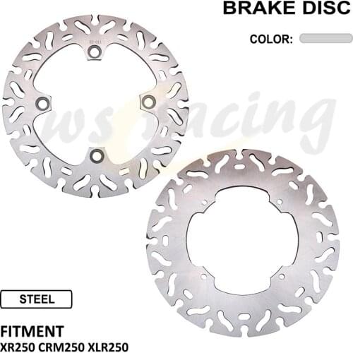 220/240mm Stainless Steel Front Rear Brake Discs Rotors For Honda XR250 CRM250 XLR250 Motorcycles