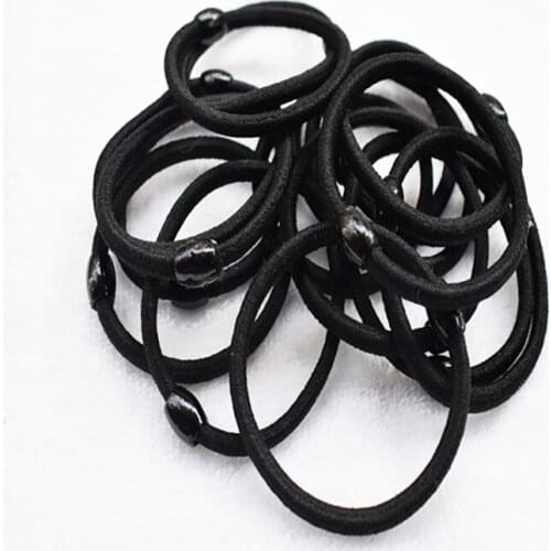 USHINE 10pcs Elastic Hair Bands Ponytail Holder Heads Rope Ties Headwear Hair Styling Kids dancing Accessories Scrunchie