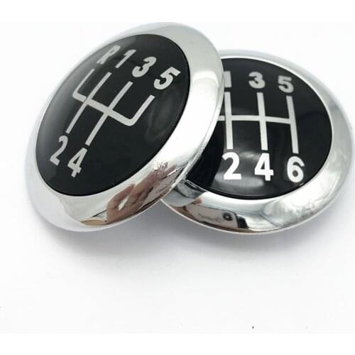 Gear Shift Knob Emblem Badge Top Cap Cover Case For Volkswagen VW Passat B6 2005-2011 Car Styling Accessories