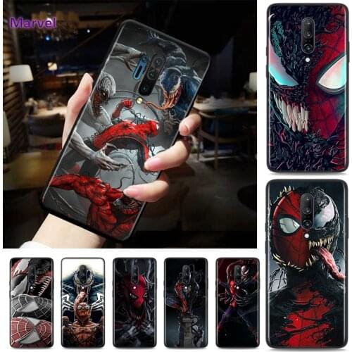 Silicone Cover Spiderman And Venom For OnePlus Nord N10 N100 8T 7T 6T 5T 8 7 6 Pro Plus 5G Phone Case Cover Shell Coque