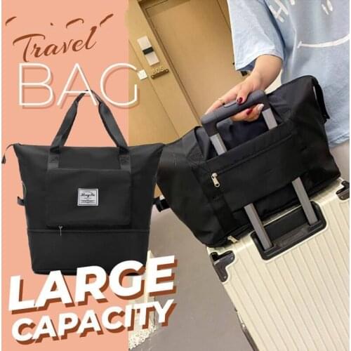 New Fashion Large Capacity Folding Travel Bags Waterproof Tote Handbag Travel Tote Travel Duffle Bag Gym Shoulder Bags For Women