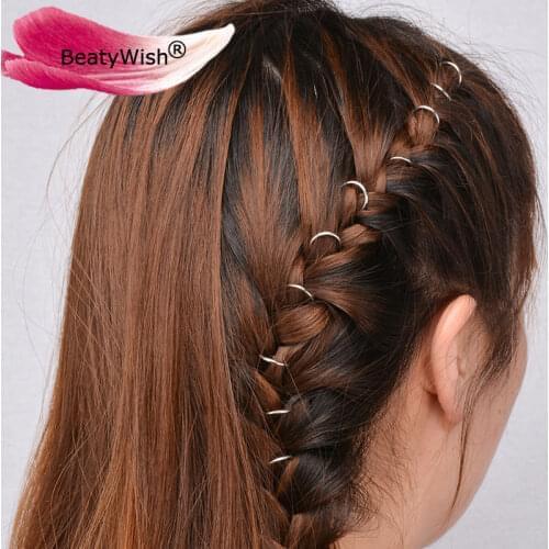 20Pcs Hair Braid Rings Accessories Clips for Women and Girls Dreadlocks Beads Set Color Gold and Sliver Dreadlock bead Cuff Clip