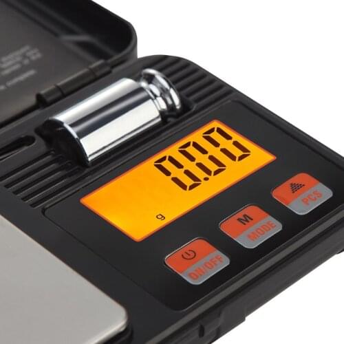 200g 0.01g Digital Pocket Scale Gold Jewelry Carat Count Scale w Weight Tweezer B85C