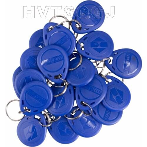 20pce/lot Free shipping EM4305 Rewritable plastic rfid keyfob LF key fob 125khz