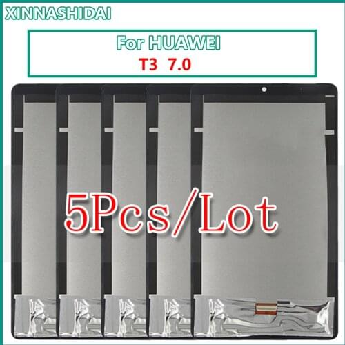 5 Pcs/lot For Huawei Mediapad T3 7.0 3G Wifi LCD Display Touch Screen Digitizer Assembly For Huawei T3 7 BG2-W09 BG2-U01 BG2-U03