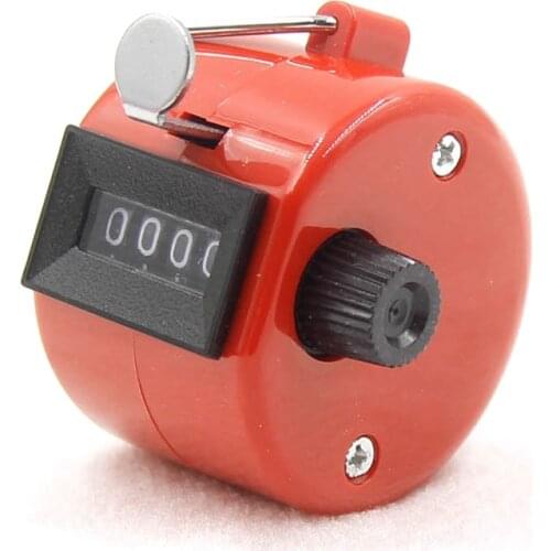 8 Color Digital Tasbih Counter 0-9999 Hand Tally Counter ABS Mechanical Clicker Mini Calculator Manual Count Tool