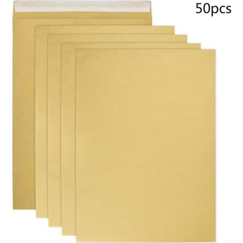 A4 Envelope 50Pcs 9.01x12.75in 100 Sheets Capacity Self-adhesive for Office G88D