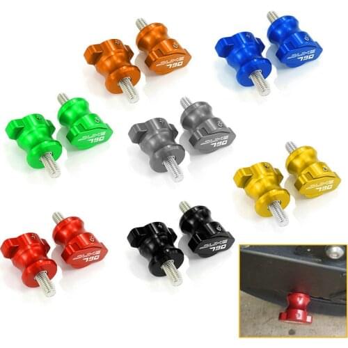 SMOK Motorcycle CNC Accessories Frame Stands Screws Sliders Swingarm Spool Slider For KTM Duke790 duke790 Swing Arm Stand