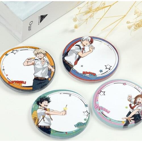 Brdwn My Hero Academia Midoriya Izuku Bakugou Katsuki Todoroki Shoto China Official Authorization Cosplay Note Paper