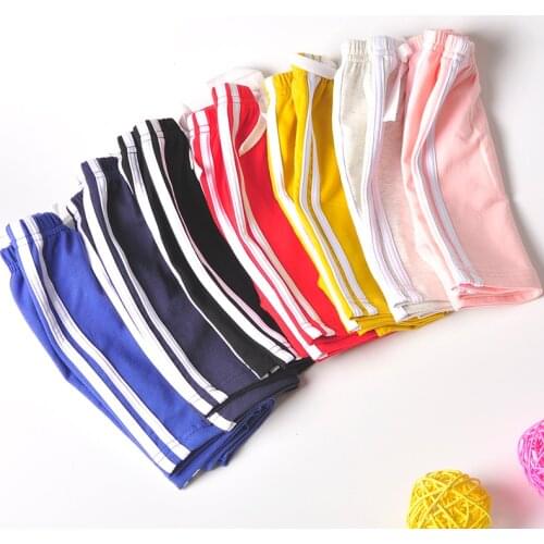 Brand New Summer Fashion Cotton Children Pants 2-14 Years Colorful Kids Short Pants Casual Boys Girls Beach Pants Sports Shorts