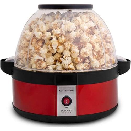 Household Popcorn Maker Machine High-end Oil Sugar DIY Popcorn Making Machine Bakeware Removable Washable Kitchen Machine