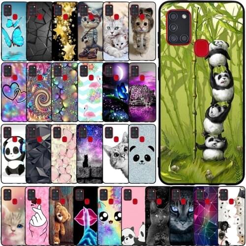For Samsung A21S Case Silicone Soft TPU Phone Case for Samsung Galaxy A21S Case Protective Bumper for Samsung A 21S A21 S Cover