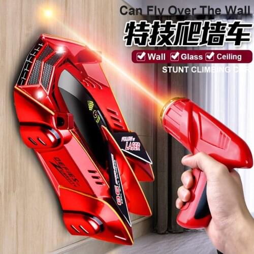 Sylhair RC Infrared Wall Climbing Car Induction Stunt Follow Light Drift 360 Rotating Model Electric Anti Gravity Car Toys For C