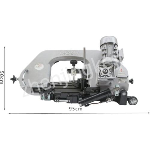 110V-220V Multi-function Metal Band Saw Machine Woodworking Band Saw Machine Vertical Horizontal Stainless Steel Cutting Machine